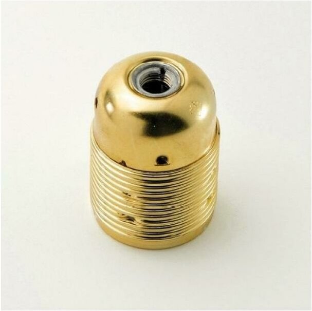 Elettroservice - E27 messing 1031/f lampenfassung mit gewinde e27 anschluss