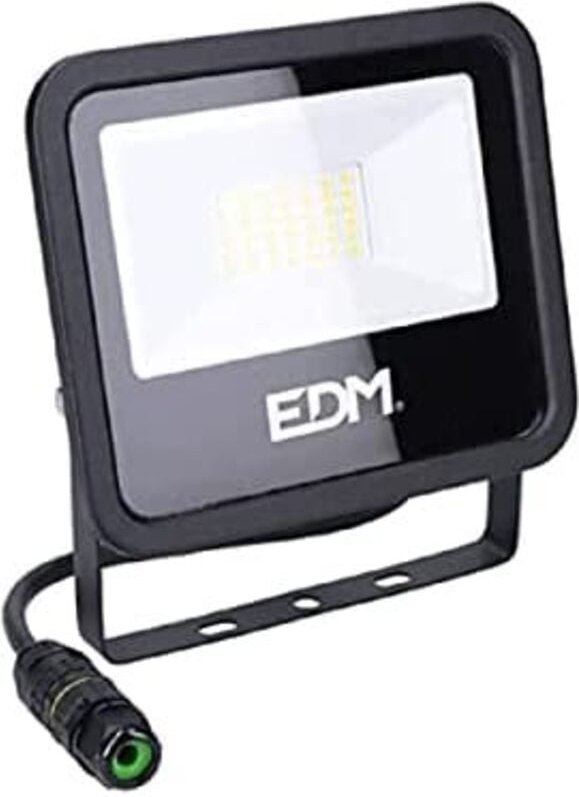 Thumbnail - EDM - Led-Strahler 30w 2370lm 6400k Kaltlicht schwarz Serie 15,8x13,5x2,9cm