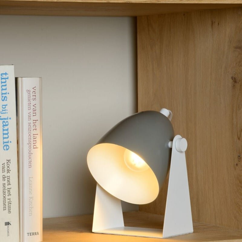 Lucide CHAGO - Tischlampe - 1xE14 - Grau