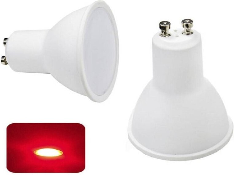 Trade Shop Traesio - Trade Shop - led faretto GU10 6WATT light colour blu rossa verde 220V lampadina GU10 -