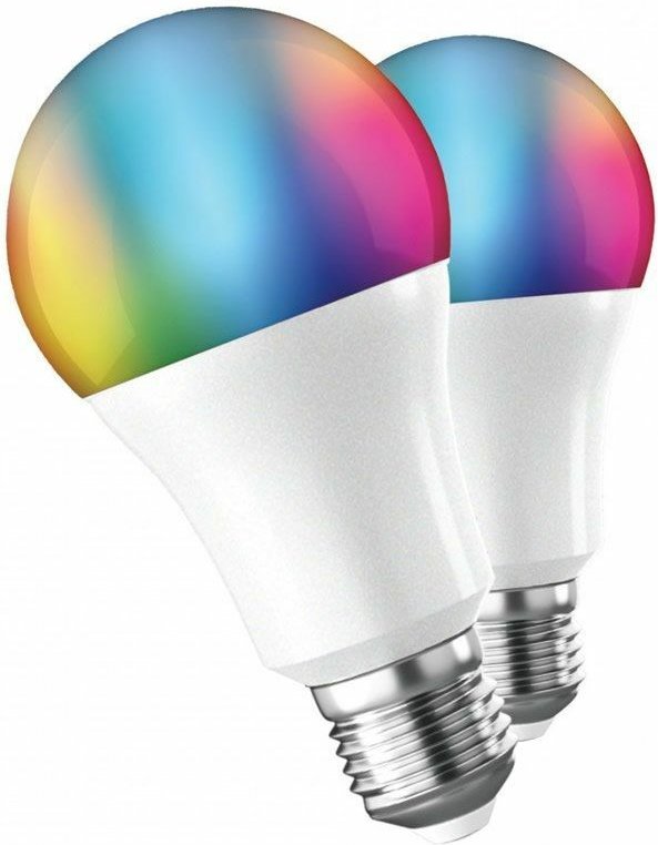 Muvit - Smart bulb io a60/ fassung e27/ 9w/ 800 lumen/ 2700k-6500k/ pack of 2 pcs.