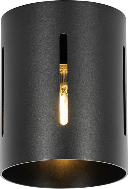 Design Deckenleuchte Schwarz mit Lichteffekt - Yana