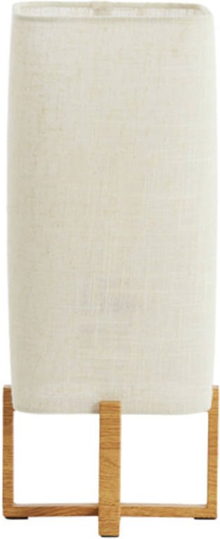 Tischlampe - Wyn - natürlich - textil - - Light&living