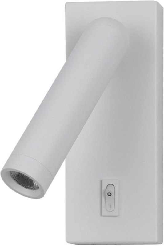 25W LED Wandleuchte mit Strahler und Schalter NOVA WL463761WH Italux