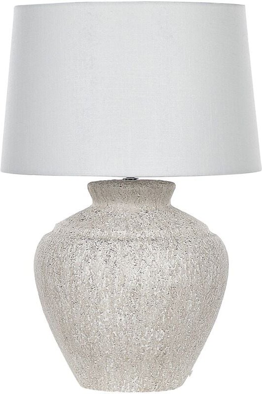 Tischlampe CAINE Keramik Hellbeige