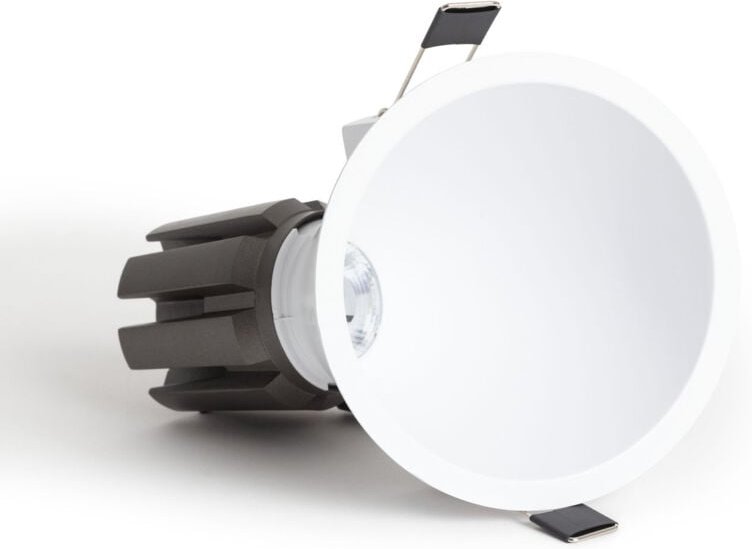 Ledkia - led Downlight Einbaustrahler 9-12W Konisch Neigung 20º Areni Schnitt ø 100 mm 4000K Weiß Neutralweiß 12 w