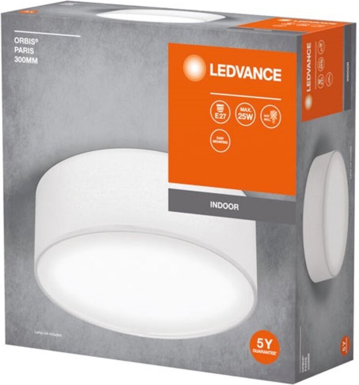 Deckenleuchte Orbis Paris 300 mm E27 Weiß - Ledvance