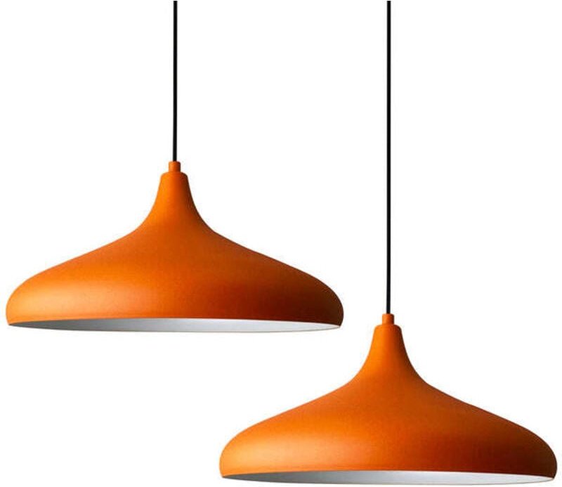 Orange Doppel-Kronleuchter-Pendelleuchte – Vintage-Kronleuchter mit E27-Sockel für Wohnzimmer, Schlafzimmer oder Esszimm...