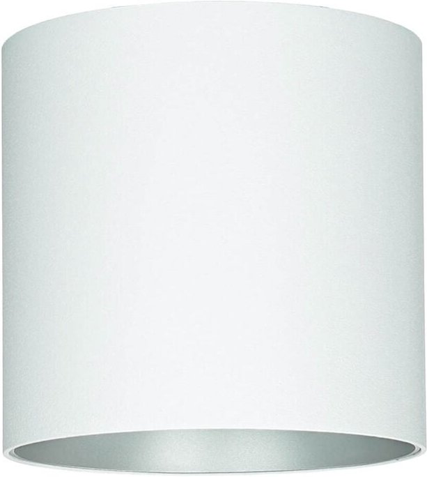 Licht-erlebnisse - Spot Lampe Decke rund ø 12,7 cm Weiß Silber GU10 Deckenlampe