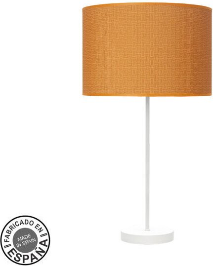 Tischlampe Hoch 1xE27 Weiß Orange 63x30x30cm moda