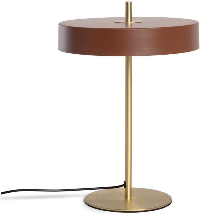 Tischlampe aus Metall Korkor Braun