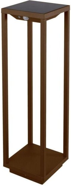 Zafferano - 2,2 w batteriebetriebene LED-Solar-Hauslaterne, IP54 Corten