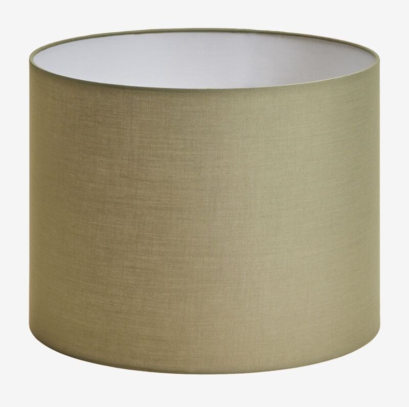 SKLUM Arlina Stofflampenschirm Grün Salbei Ø40 cm - ↑30 cm