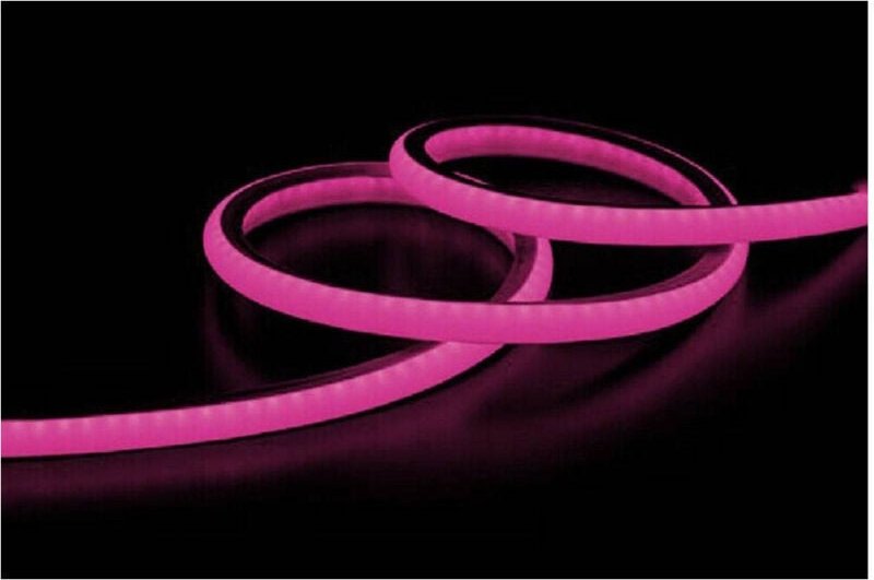 Trade Shop - strip led neon flessibible striscia decorativa 5 mt IP65 vari toni luce U-12V -