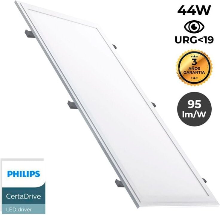 Barcelona Led - LED-Einbaupanel Slim 120X30 cm – Philips Treiber - 44W - UGR19 –