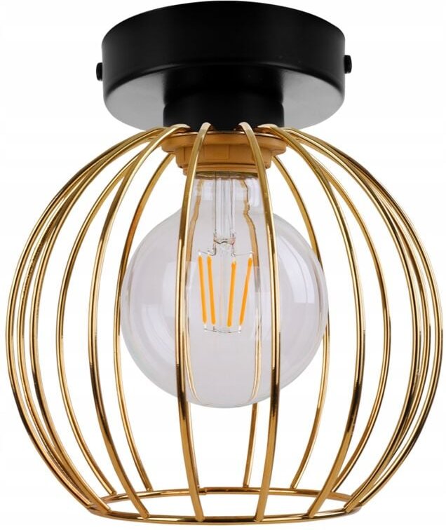Thumbnail - Moderne Deckenleuchte Goldene Drahtlampe Led