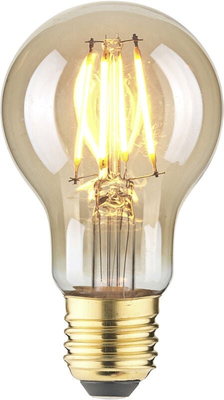 Lightme - LM85056 led E27 Glühlampenform 4.5 w Bernstein (ø x l) 60 mm x 108 mm 1 St.