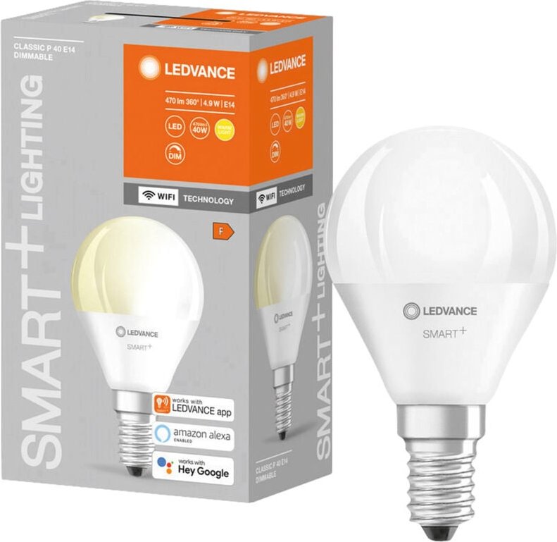 Ledvance - glÜhbirne smart+ wifi classic 40w dimmbar e14 smt485594wf