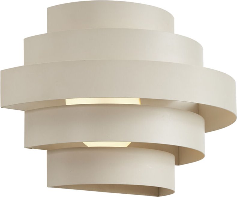 Moderne Wandleuchte Beige inkl. led 3-Stufen-Dimmbar - Lines