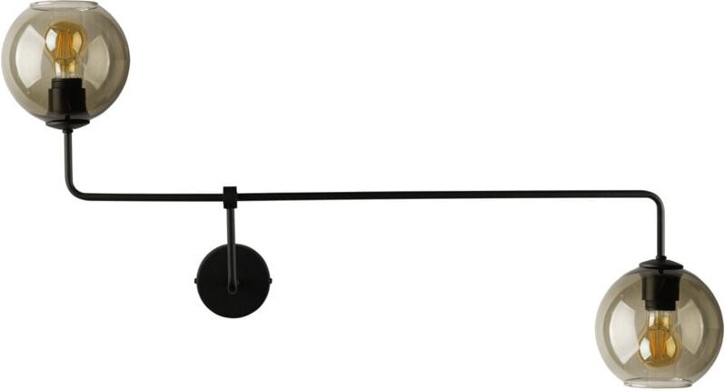 Monaco 2 E27 Schwarze Wandlampe Nowodvorski 9362