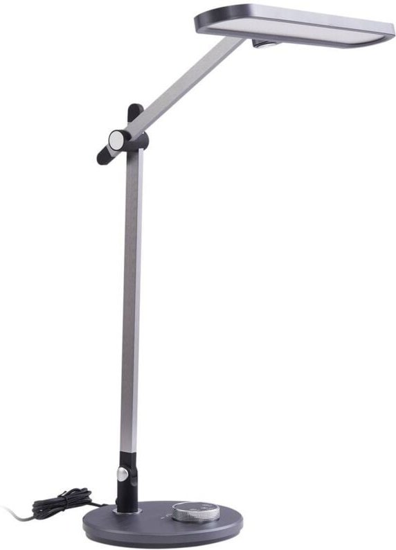 Led Tischlampe 'Elvir' aus Aluminium dimmbar für Wohnzimmer & Esszimmer von Lindby