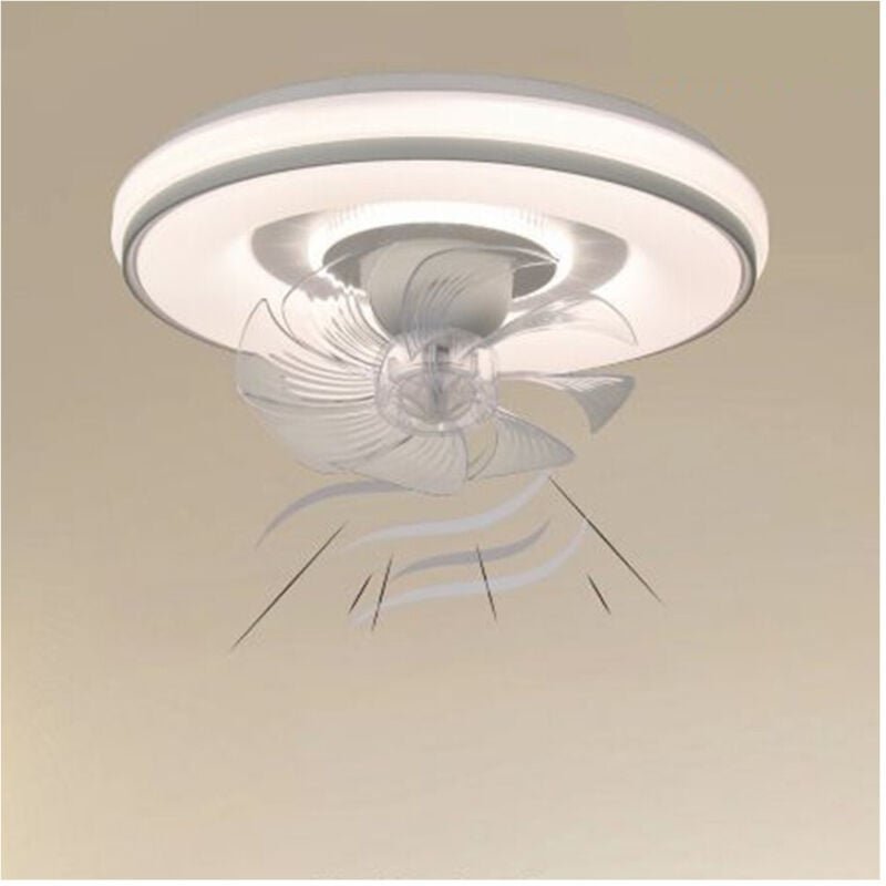 Thumbnail - Trade Shop Traesio - Trade Shop - plafoniera mit lampada ventilatore luce led 3200K-6500K IP20 33245 -