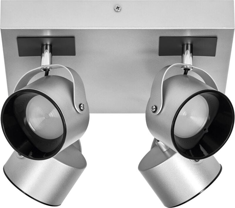 Decor spot jupiter, 22W, 750lm, silber, Spotleuchte, verstellbare Köpfe, vielseitig anwendbar, Innenraumspot, warmweiße ...