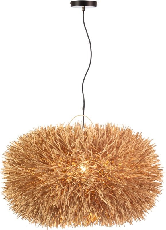 Deckenleuchte 70X70X40/200 Natürliches Rattan