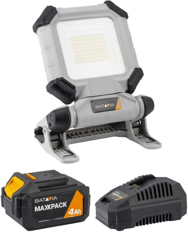 LED-Akku-Arbeitsleuchte Inkl. 4.0Ah Akku / 4.5A Schnellladegerät