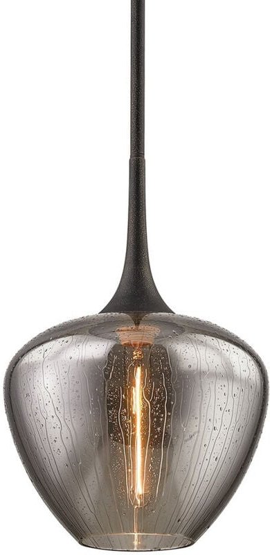 West End 1 Pendelleuchte Vintage Bronze, Glas