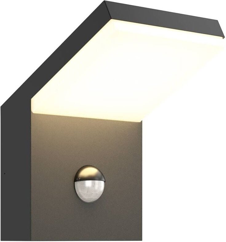 Arcchio - Wandleuchte außen 'Yolena' aus Aluminium mit Bewegungsmelder von