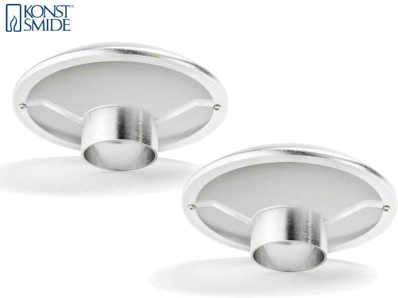 Konstsmide - 2er-Set top cap für Erdspießstrahler monza, reflektiert das Licht nach unten