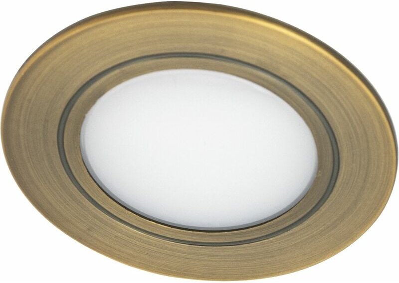 Led Einbauleuchte SL-Mono Spot 4000 k neutralweiß, Messing schwarz gebürstet