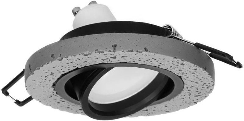 Runde Deckenleuchte HALISI RM GU10 Beton