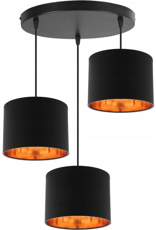 Deckenlampe Hängelampe Kronleuchter Golden Lampenschirm Led