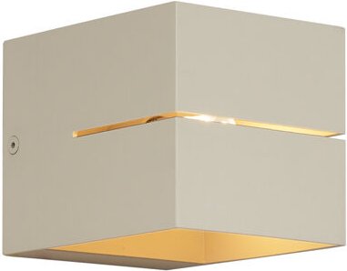 Moderne Wandleuchte Beige G9 Quadratisch - Transfer