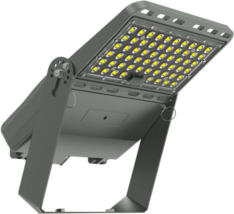 LED-Flutlichtstrahler 80W Premium 160lm/W inventronic Dimmbar lednix Kaltes Weiß 5000K Type 4 s 125x90 - Kaltes Weiß 500...