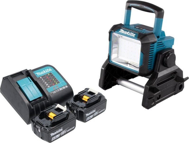 Makita - deadml 811 sg Akku Baustrahler 14,4 / 18 v 3000 lm led + 2x Akku 6,0 Ah + Ladegerät