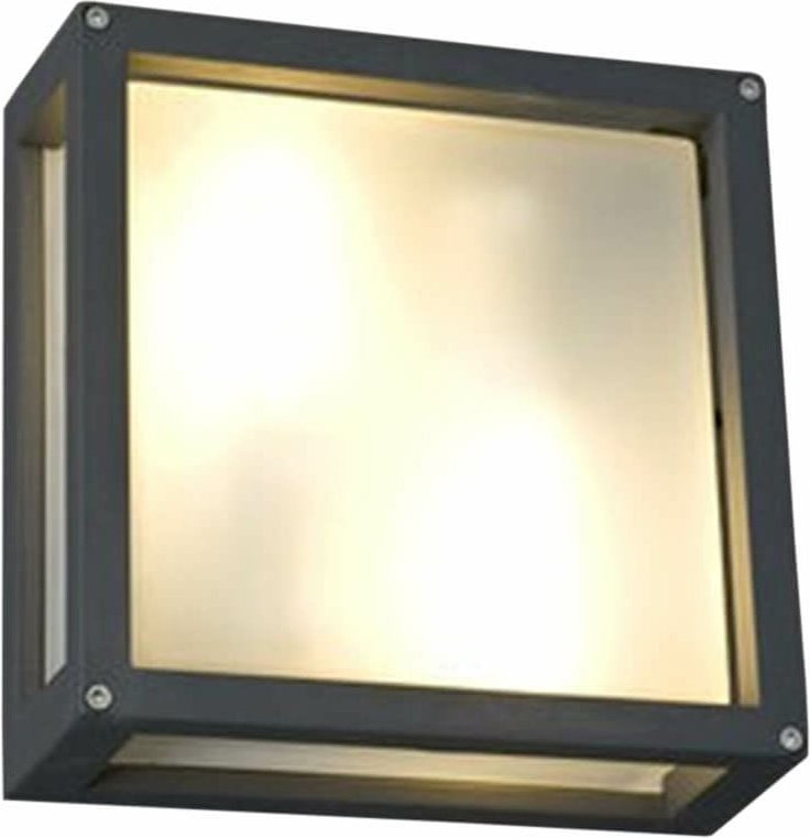 Moderne Außenlampe in anthrazit 25/25 cm