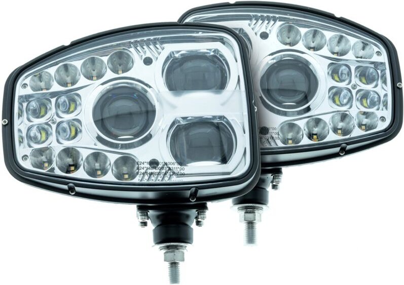 2x LED Arbeitsscheinwerfer 12/24V 6000K/1700K ECE R10 R148 R149
