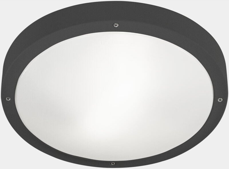 Plafon Ip66 Basic E27 15W Gris Urbano