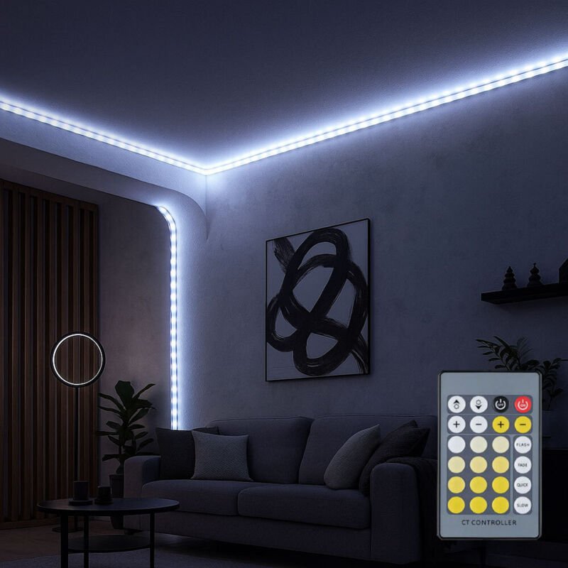 Paulmann 79877 LED-Streifen-Basisset mit Stecker 24 V 3 m Warmweiß 1 Set