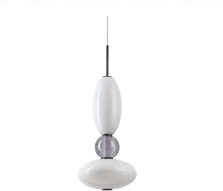 Lumiere Integrierte led Slim Pendel-Deckenleuchte Schwarz 3050Lm 3000K - Ideal Lux