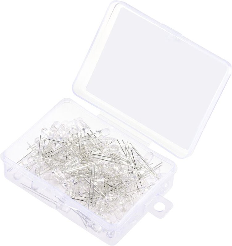 Thumbnail - TRU COMPONENTS LED bedrahtet Neutralweiß Rund 5 mm 19000 mcd 30 ° 20 mA 2.7 V, 3.4 V