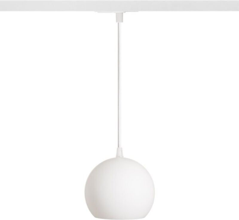 Lampadario COPA per binari monofase vetro opalino 230V E27 28W