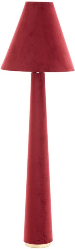 Stehlampe - Devia - rot - textil - stehlampe - - Light&living