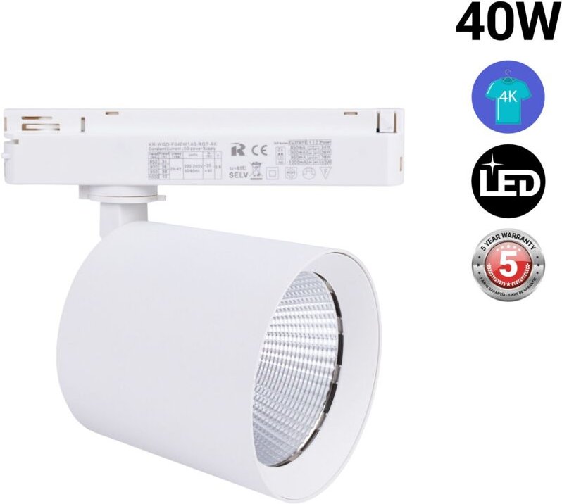 Fumagalli - led 1-Phase-Schienenstrahler 40W - Mode und Einzelhandel