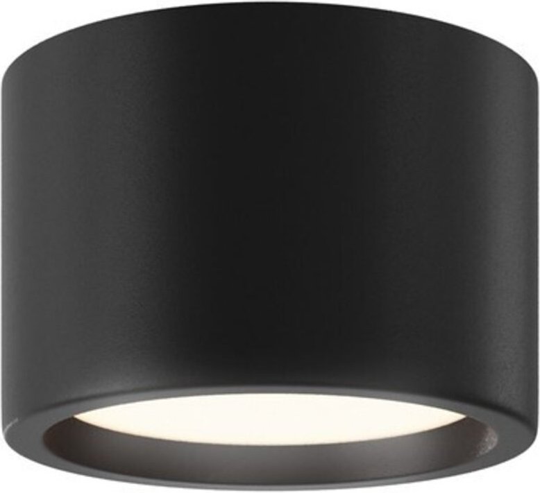 Maytoni Hydra Aufbau-Downlight Schwarz 3000K 600lm IP44