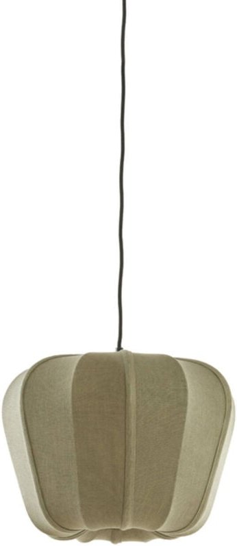 Light & Living - hängeleuchte - Zubedo - grün - textil - Ø 40cm -