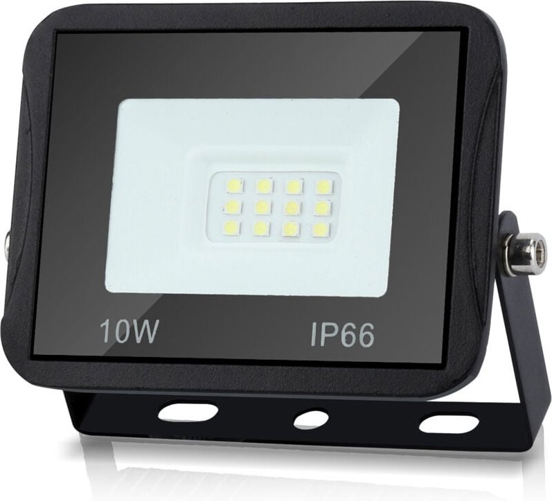 Thumbnail - SWANEW 10W LED Strahler Außen Scheinwerfer. 900LM Superhell Außenstrahler IP66 Wasserdicht LED Fluter 3000K Warmweiß. Au...